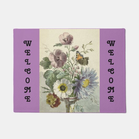 花蝶ドアマット ドアマット (正面)