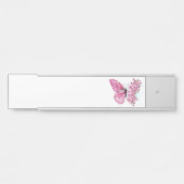 花蝶ピンク桜 サインプレート (正面)