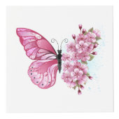 花蝶ピンク桜 フォトキューブ (右)