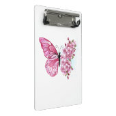 花蝶ピンク桜 ミニクリップボード (アングル)