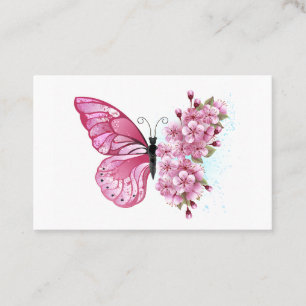 花蝶ピンク桜 ロイヤリティカード