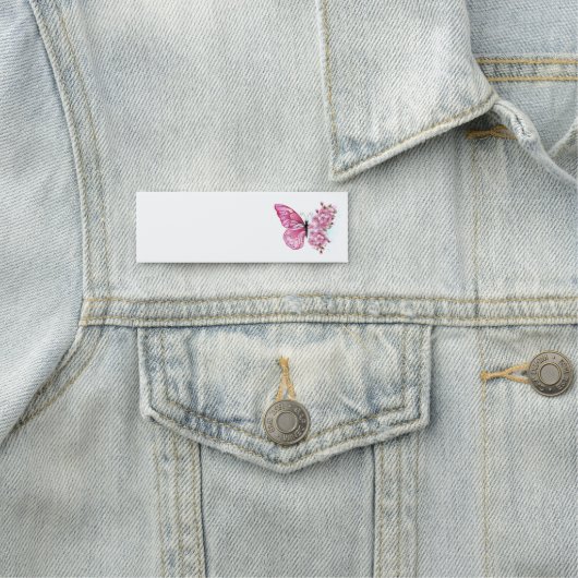 花蝶ピンク桜 名札 (インサイチュ)