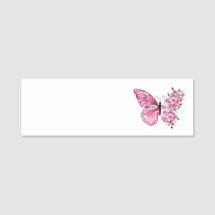 花蝶ピンク桜 名札