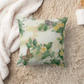 花蝶リバーシブル枕 クッション (ブランケット)