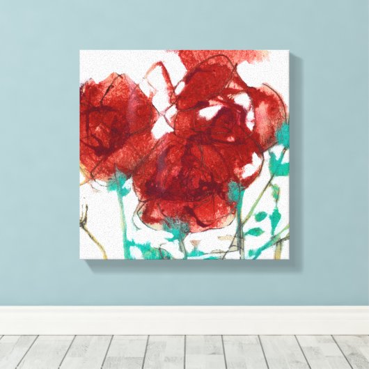 花表現I キャンバスプリント (インサイチュ (ウッドフロア))