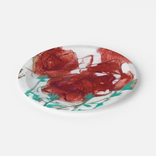 花表現I ペーパープレート (アングル)