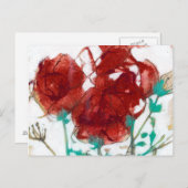 花表現I ポストカード (正面/裏面)