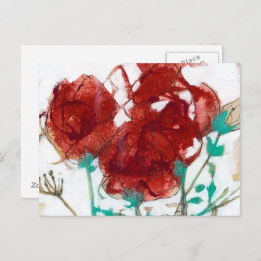 花表現I ポストカード (正面/裏面)