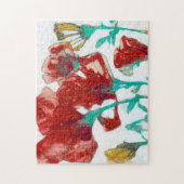 花表現II ジグソーパズル (縦)