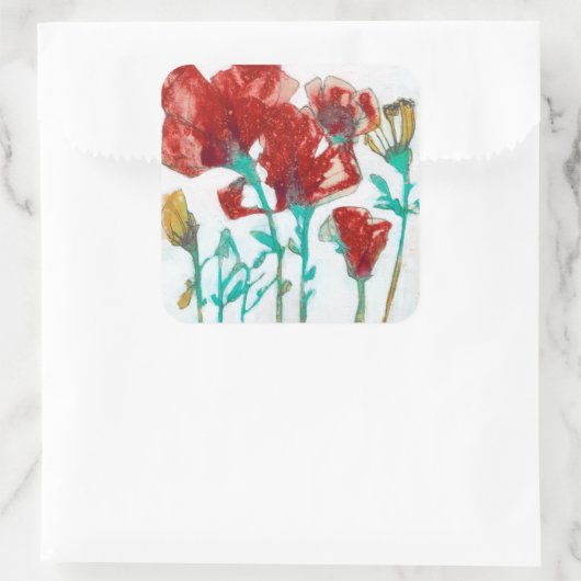 花表現II スクエアシール (バッグ)