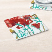 花表現II スクエアペーパーコースター (アングル)