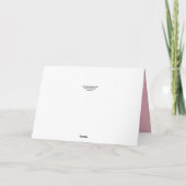 花襟誕生日挨拶 カード (裏面)