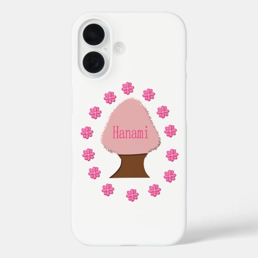 花見の日本の桜の木 Case-Mate iPhoneケース (裏面)