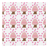 花見日本のさくらんぼツリパーソナライズされたー フォトキューブ (右)