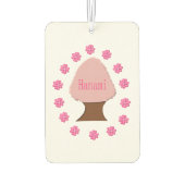 花見日本のさくらんぼツリー カーエアーフレッシュナー (裏面)