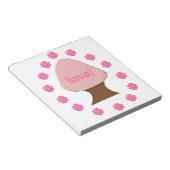 花見日本のさくらんぼツリー ノートパッド (アングル)