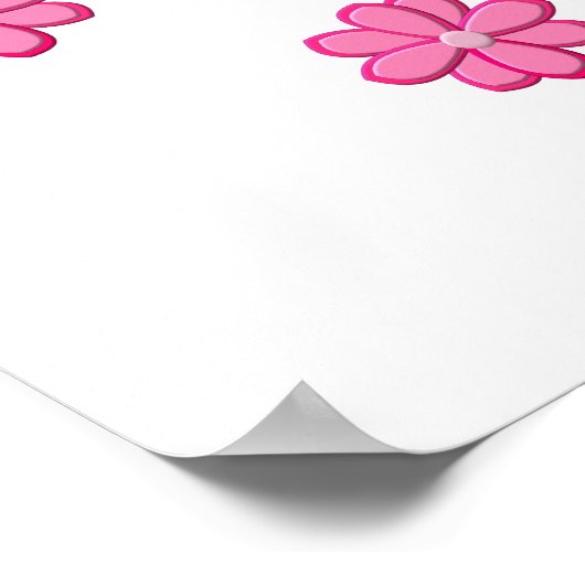 花見日本のさくらんぼツリー ポスター (角)