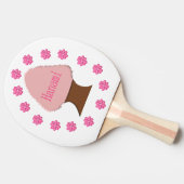 花見日本のさくらんぼツリー 卓球ラケット (横)