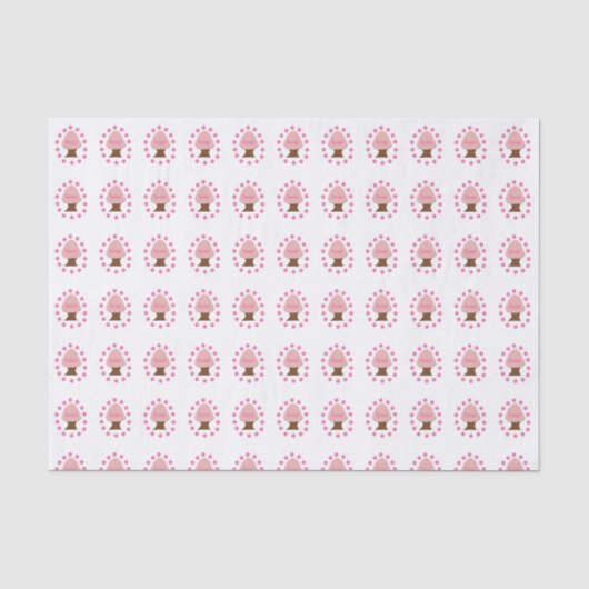 花見日本のさくらんぼツリー 薄葉紙 (正面)