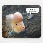 花角魚の吹き出物 マウスパッド (正面)