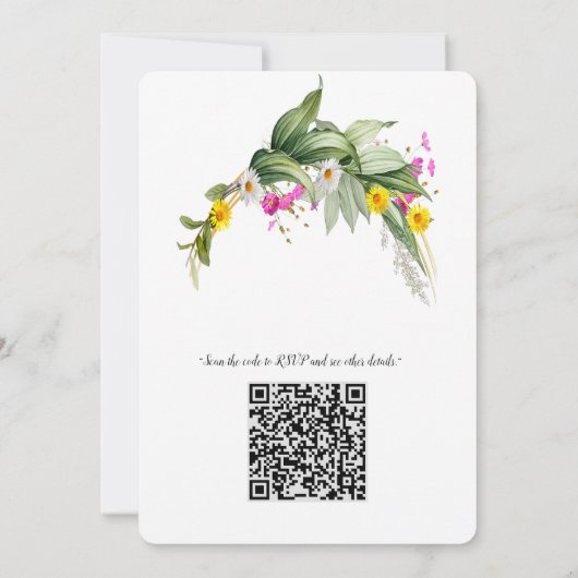 花言葉 招待状 (裏面)