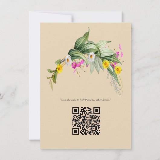 花言葉 招待状 (裏面)