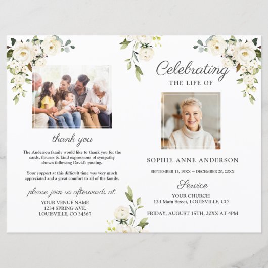 花記念葬祭写真集 (正面)