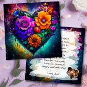 花詰めハートバレンタインデーの写真 シーズンカード