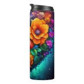 花詰めハートバレンタインデー タンブラー (回転右)