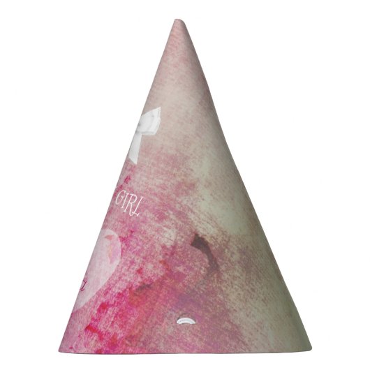 花誕生会の帽子の誕生日の女の子のピンクのバラ パーティーハット (右)