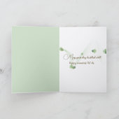 花誕生日付多汁植物 カード (内部)