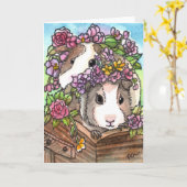 花豚 カード (黄色い花)