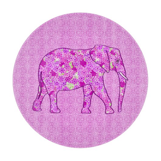 花象 – 蘭とマゼンタ カッティングボード (正面)