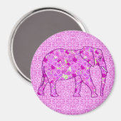 花象 – 蘭とマゼンタ マグネット (正面/裏面)