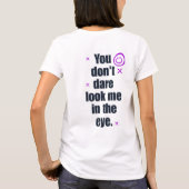 花豹アートデザイン | カラフルブラックパンサー Tシャツ (裏面)