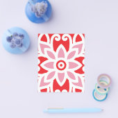 花赤と白の模様 チラシ (シングル)