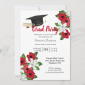 花赤と白🎓卒業 招待状 (正面)