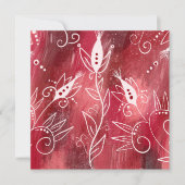 花赤と白柄 カード (正面)