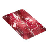 花赤と白柄 マグネット (右側)