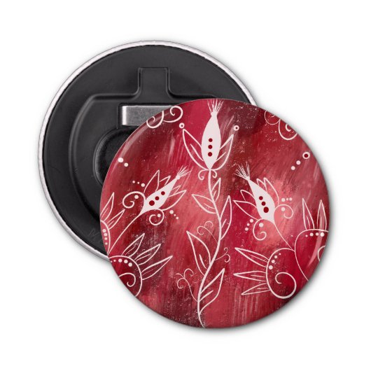 花赤と白柄 栓抜き (正面)