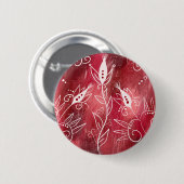 花赤と白柄 缶バッジ (正面&裏面)
