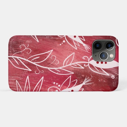 花赤と白柄 Case-Mate iPhoneケース (裏面(横))