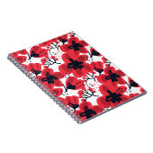 花赤：抽象芸術手描き模様。 ノートブック (右側)