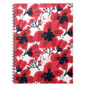 花赤：抽象芸術手描き模様。 ノートブック (正面)
