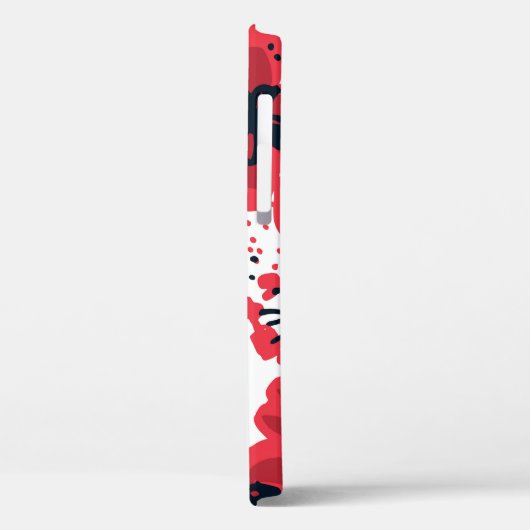 花赤:抽象芸術手描き模様。 Case-Mate iPhoneケース (裏面 / 左)