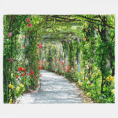 花路 フリースブランケット (正面(横))