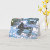 花車のケリーブグリーティングカード カード (黄色い花)