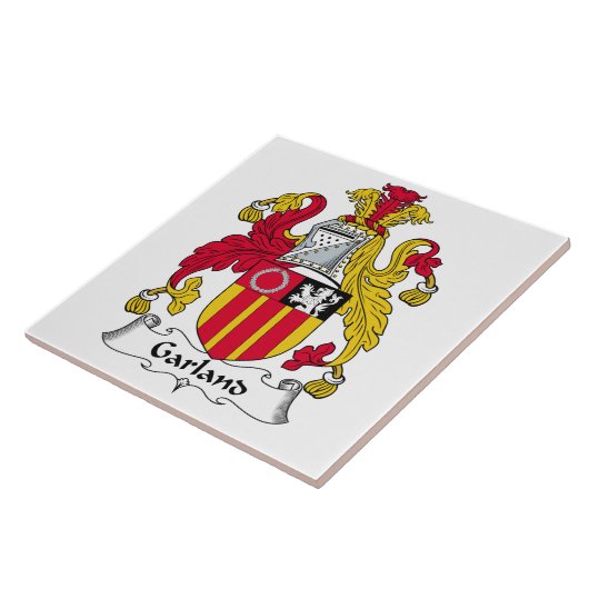 花輪の家紋 タイル (側面)