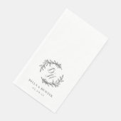 花輪 ウェディングイニシャルモノグラム (コーナー)