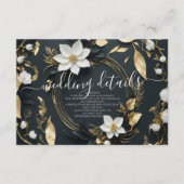 花輪 ウェディング 情報 詳細 写真 エンクロージャーカード (正面)